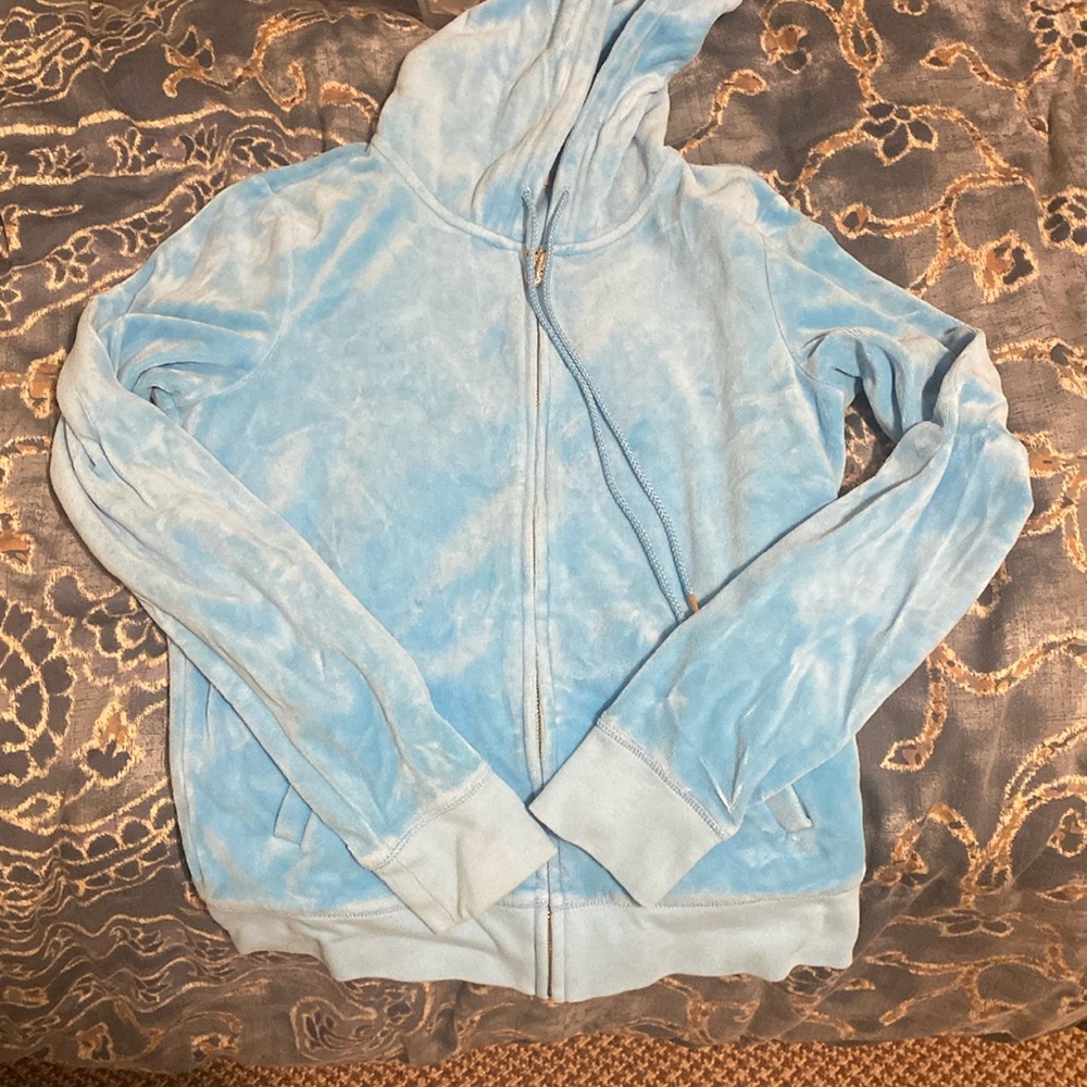 JUICY blue valor zip up hoodie